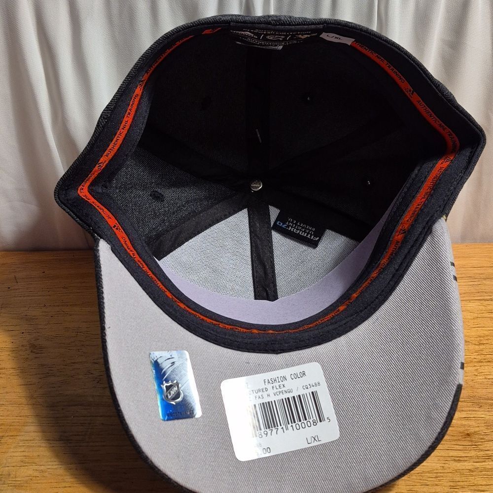 Adidas Pittsburgh Penguins L/XL Stretchfit Hat - New - Picture 8 of 10